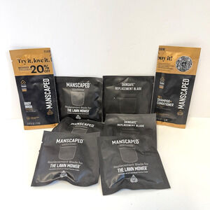 Lot Of 6 Manscaped The Lawn Mower SkinSafe Replacement Trimmer Blades